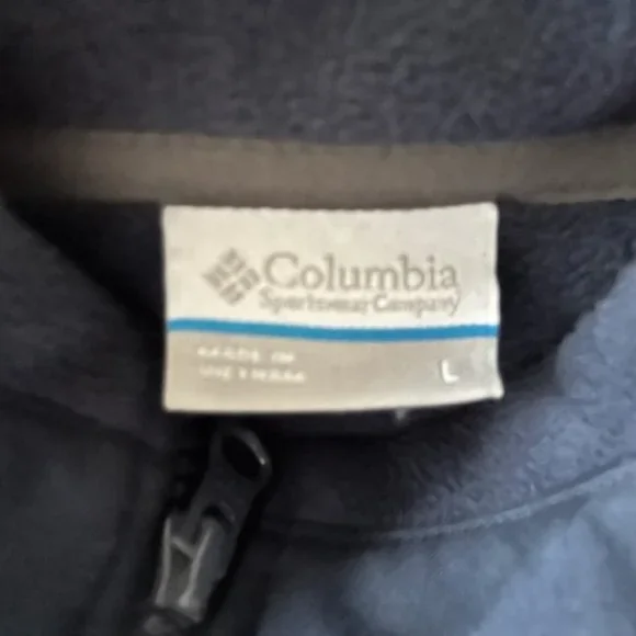 Columbia Soft Shell Jacket (Navy) - Picture 4 of 6
